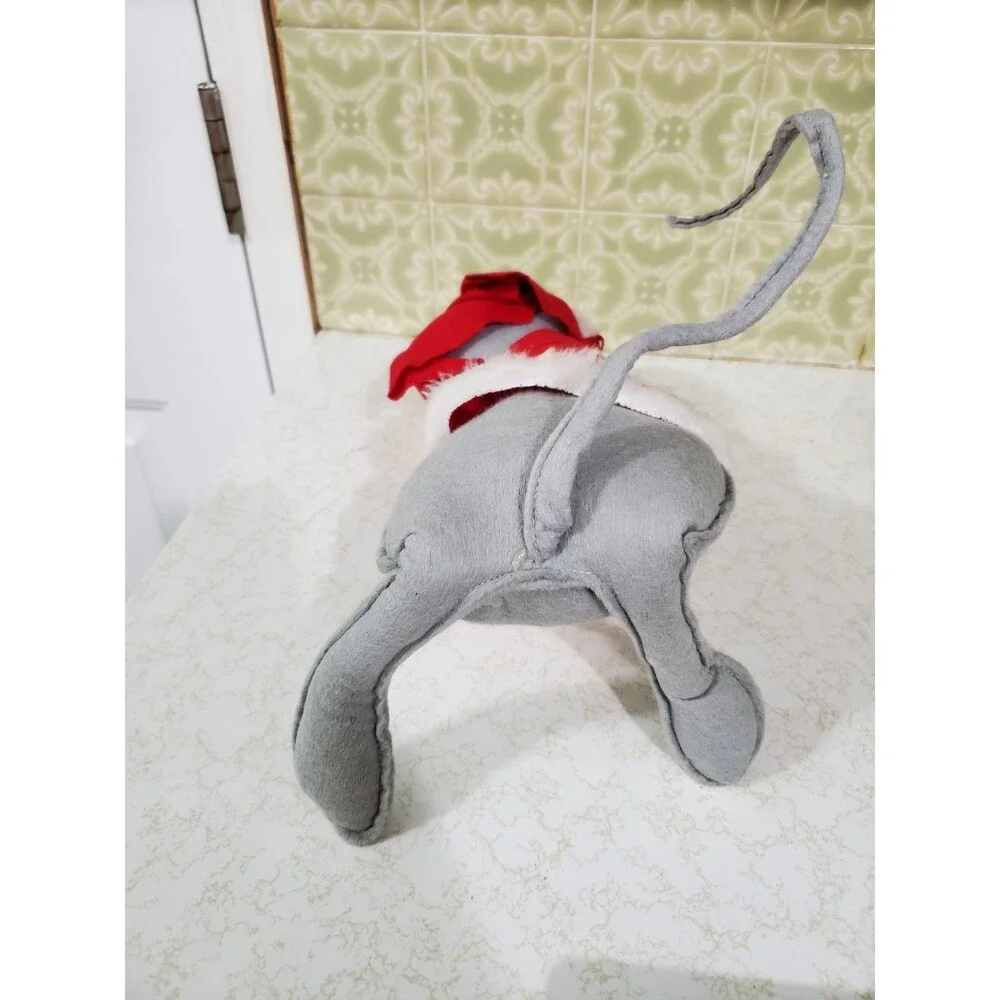 Annalee Mobilitee Doll 1965 Christmas Holiday Mouse w/ Muff 12